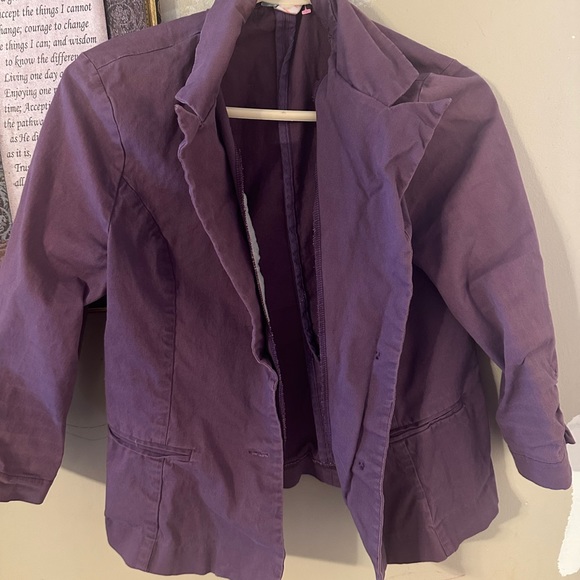 Purple blazer - Picture 1 of 3